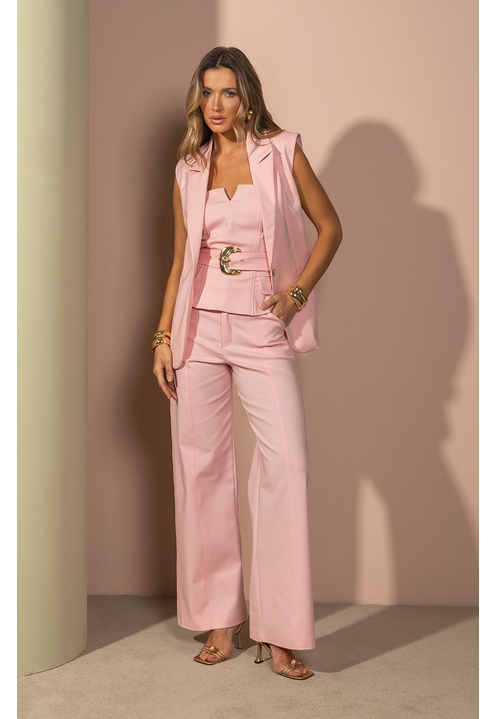 Calça Giah Powder Pink - 4