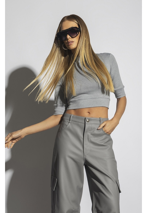 Calça Tatiana Cinza - 4