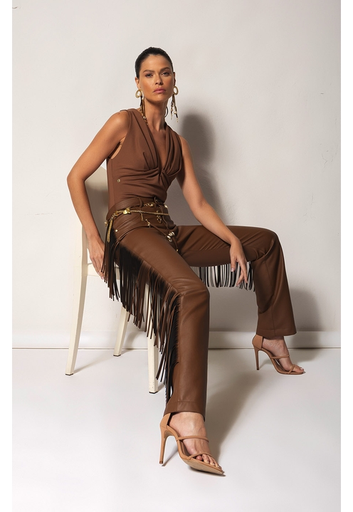 Calça Tessa Marrom - 1