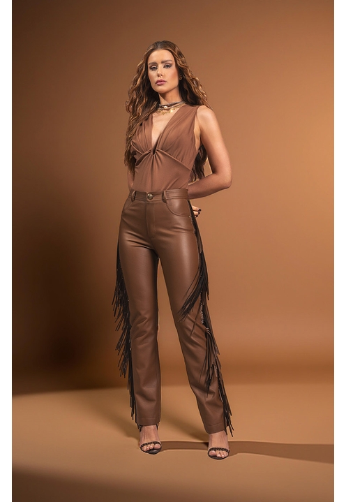 Calça Tessa Marrom - 5