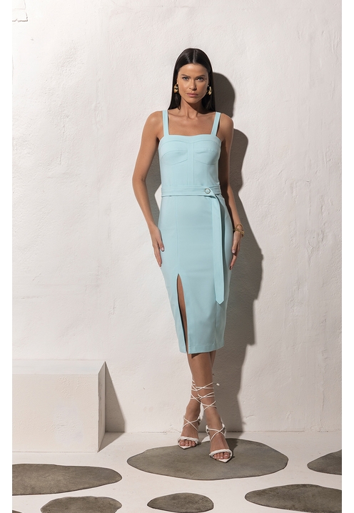 Vestido Emilie Pacific Blue - 3
