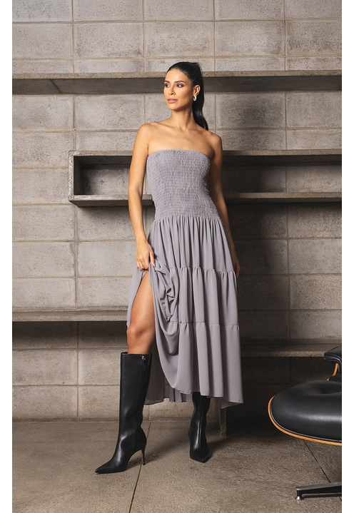 Vestido/Saia Tallulah Cinza - 2