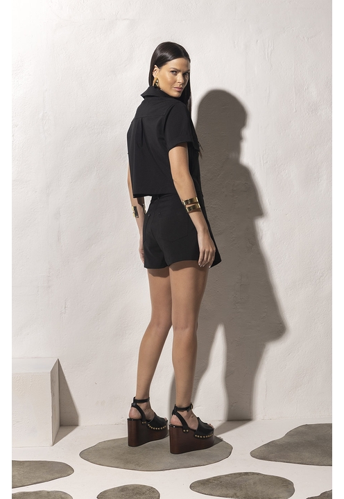 Short Saia Dorothea Preto - 3