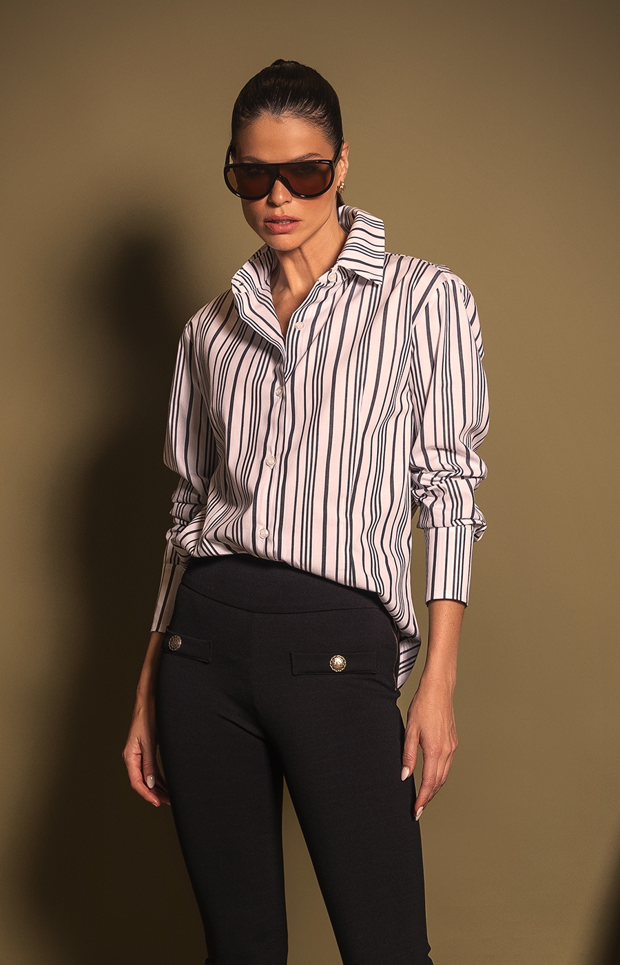 Camisa Lauryn Listrada