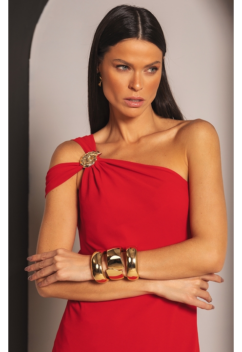 Vestido Leblon Vermelho - 4