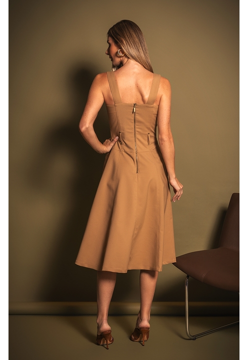 Vestido Callan Bege - 2