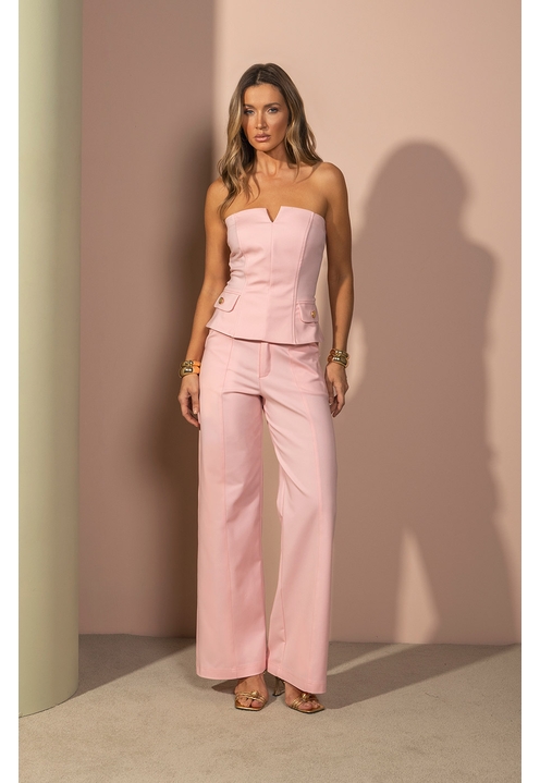 Blusa Malu Powder Pink - 2