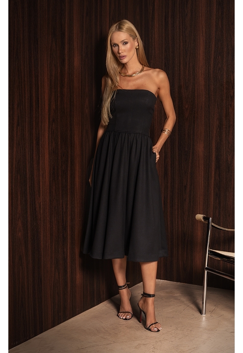 Vestido Indy Preto - 3