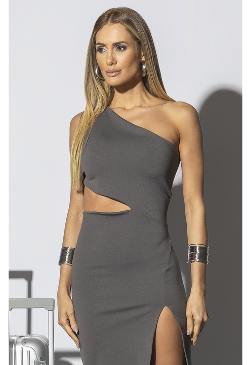 Vestido Penélope Cinza - 2