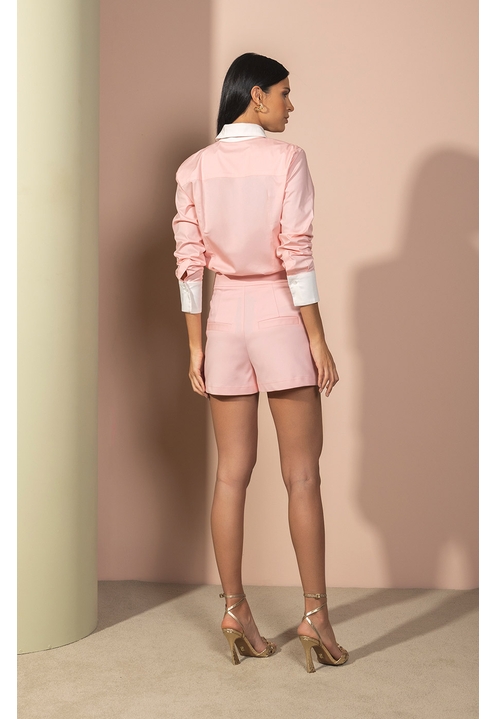 Camisa Mila Powder Pink - 3
