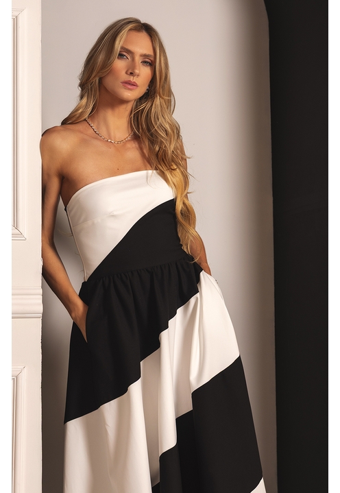 Vestido Mindil Bicolor  - 2