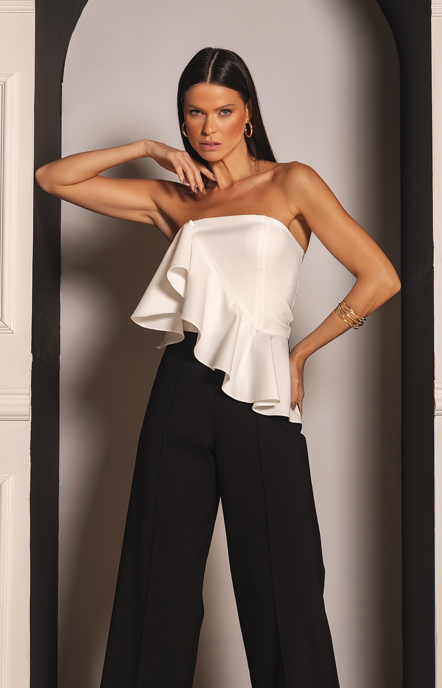 Macacão Lorne Bicolor