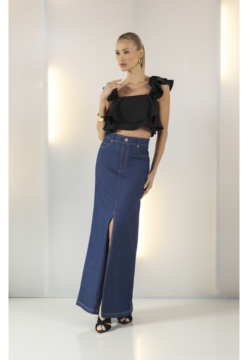 Saia Stacy Blue Denim - 2