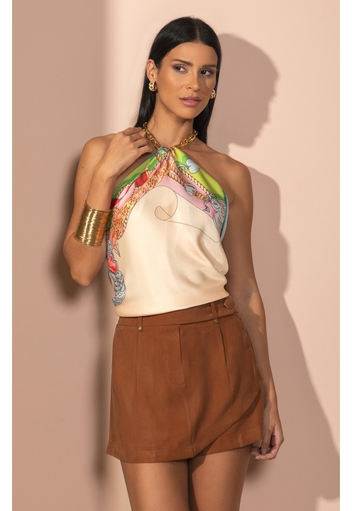 Short Saia Delphine Trufa