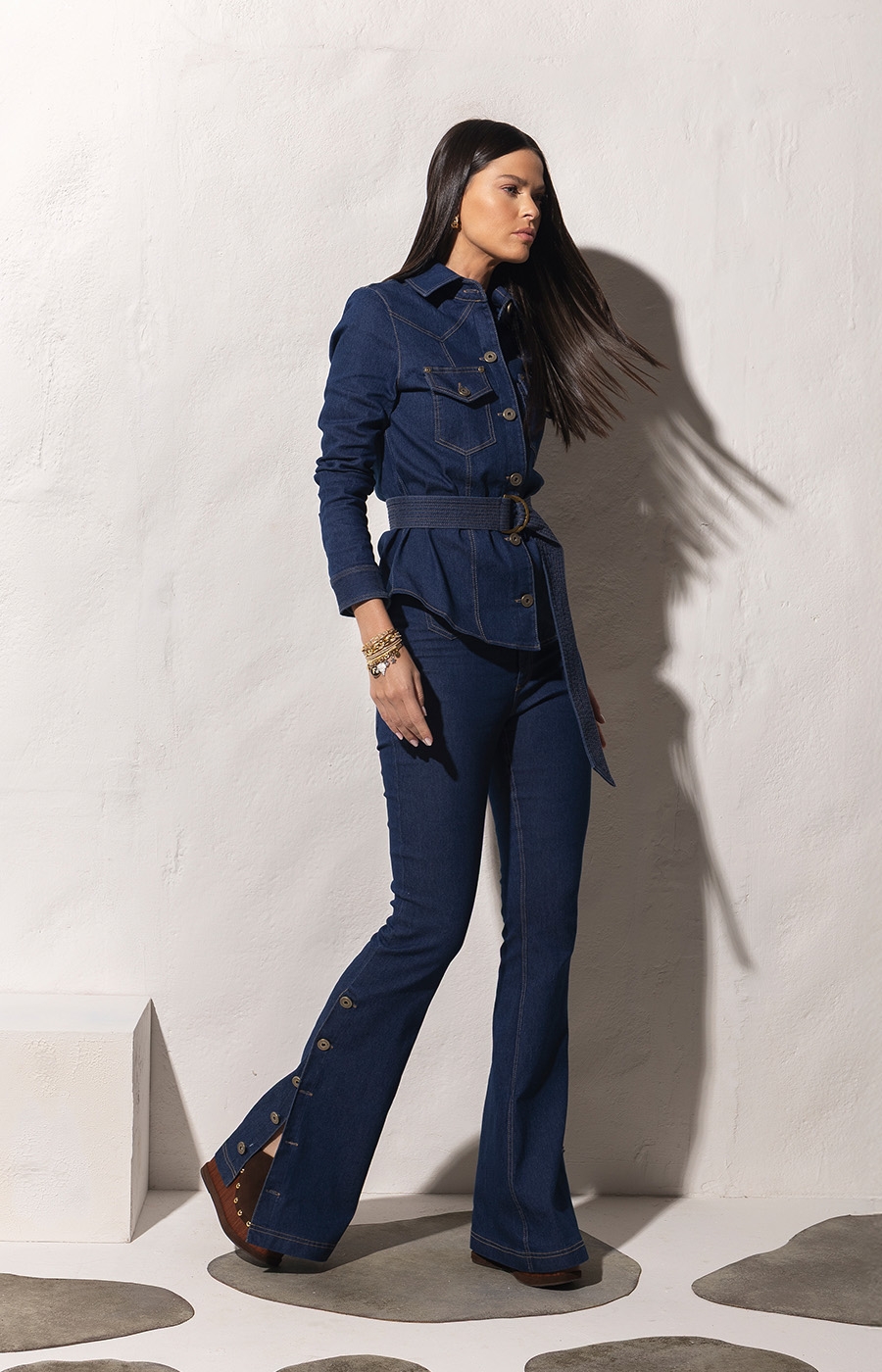 Calça Sassy Blue Denim