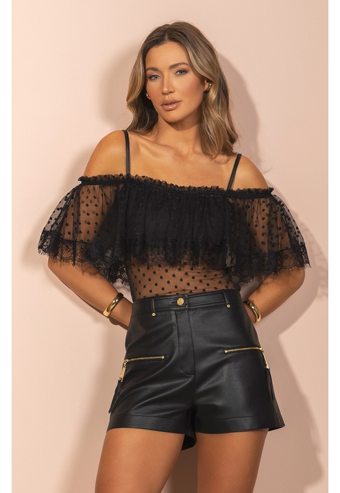 Short Heat Preto - 5