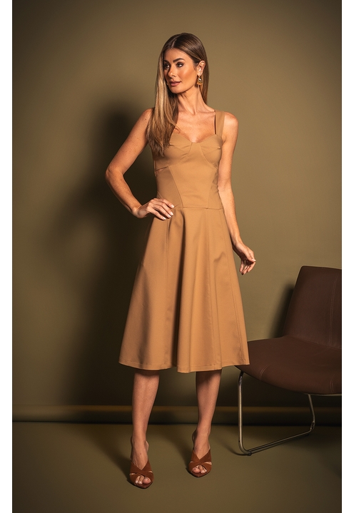 Vestido Callan Bege - 4