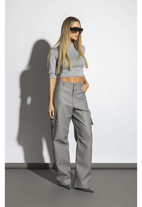 Calça Tatiana Cinza - 3