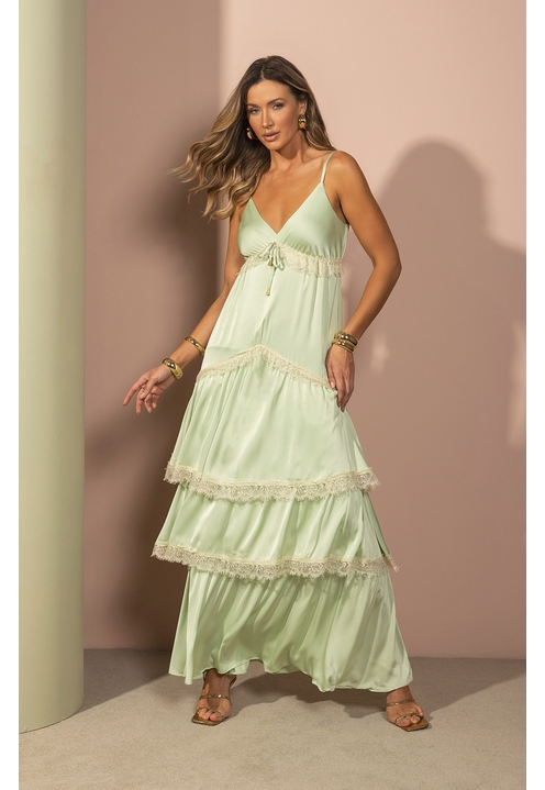 Vestido Spring Pistache - 3
