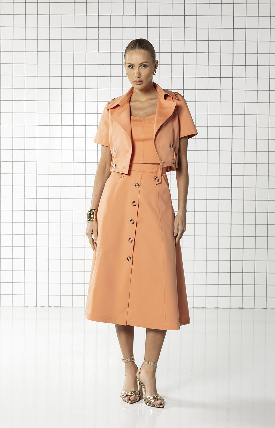 Saia Esmeralda Coral