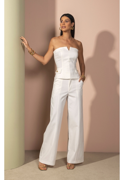 Calça Giah Off White - 2