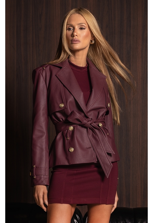 Casaco Katty Vinho - 2