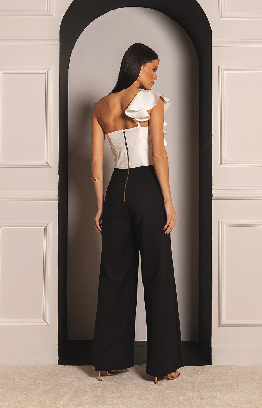 Macacão Lorne Bicolor