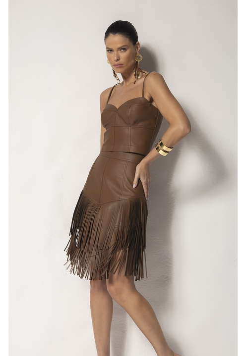 Blusa Jamile Marrom - 1