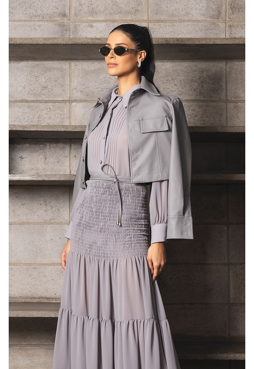 Vestido/Saia Tallulah Cinza - 4