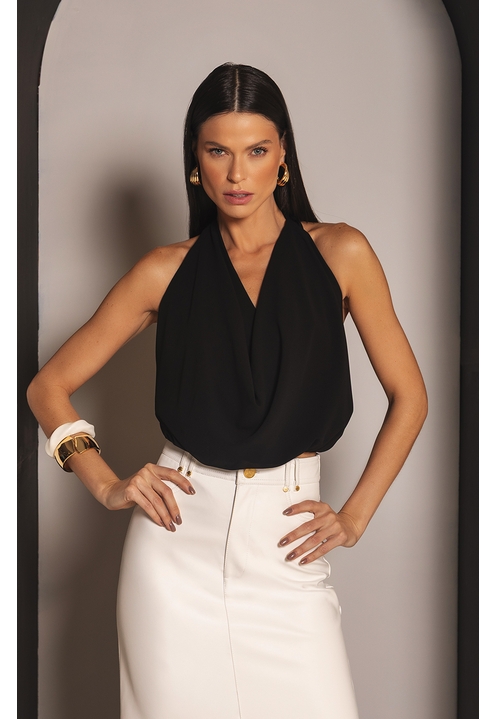 Blusa Bonete Preta - 5