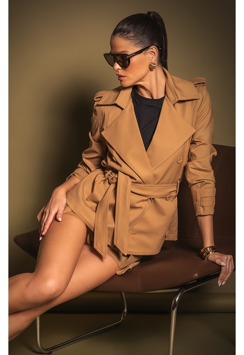 Casaco Owen Bege - 8