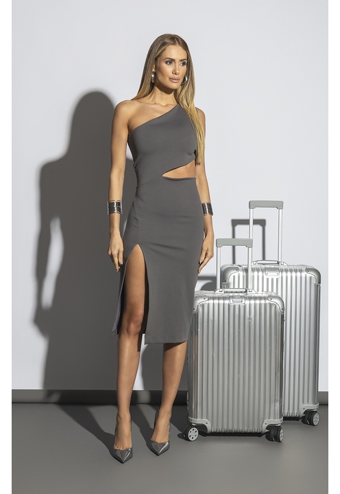 Vestido Penélope Cinza - 4