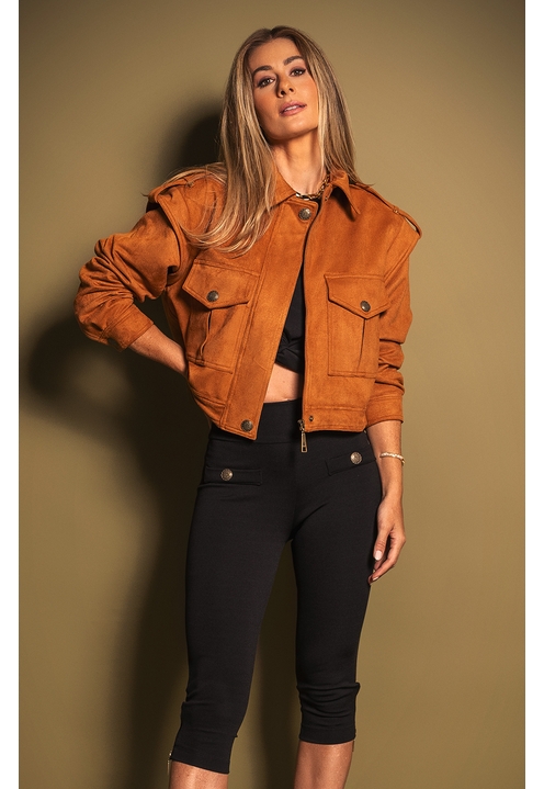 Jaqueta Bia Nobu Caramelo