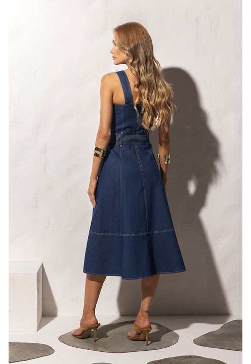 Vestido Sylvie Blue Denim - 3