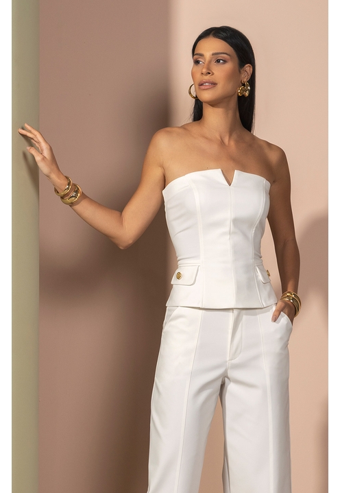 Blusa Malu Off White - 1