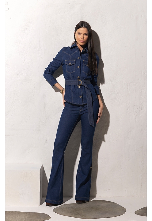 Calça Sassy Blue Denim - 2