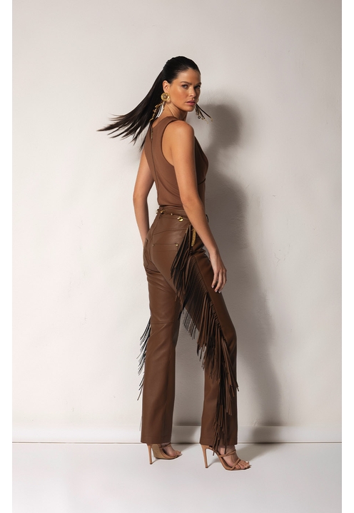 Calça Tessa Marrom - 4