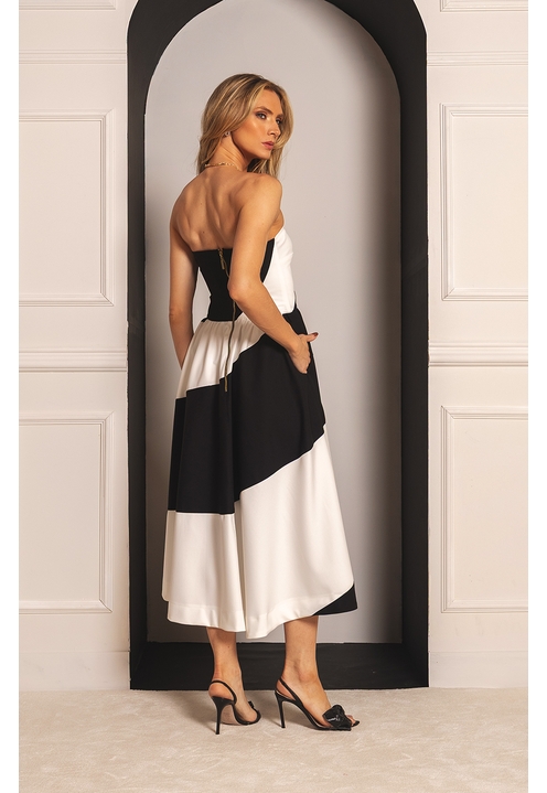 Vestido Mindil Bicolor  - 4