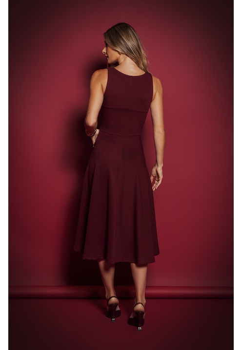 Vestido Cici Vinho - 2
