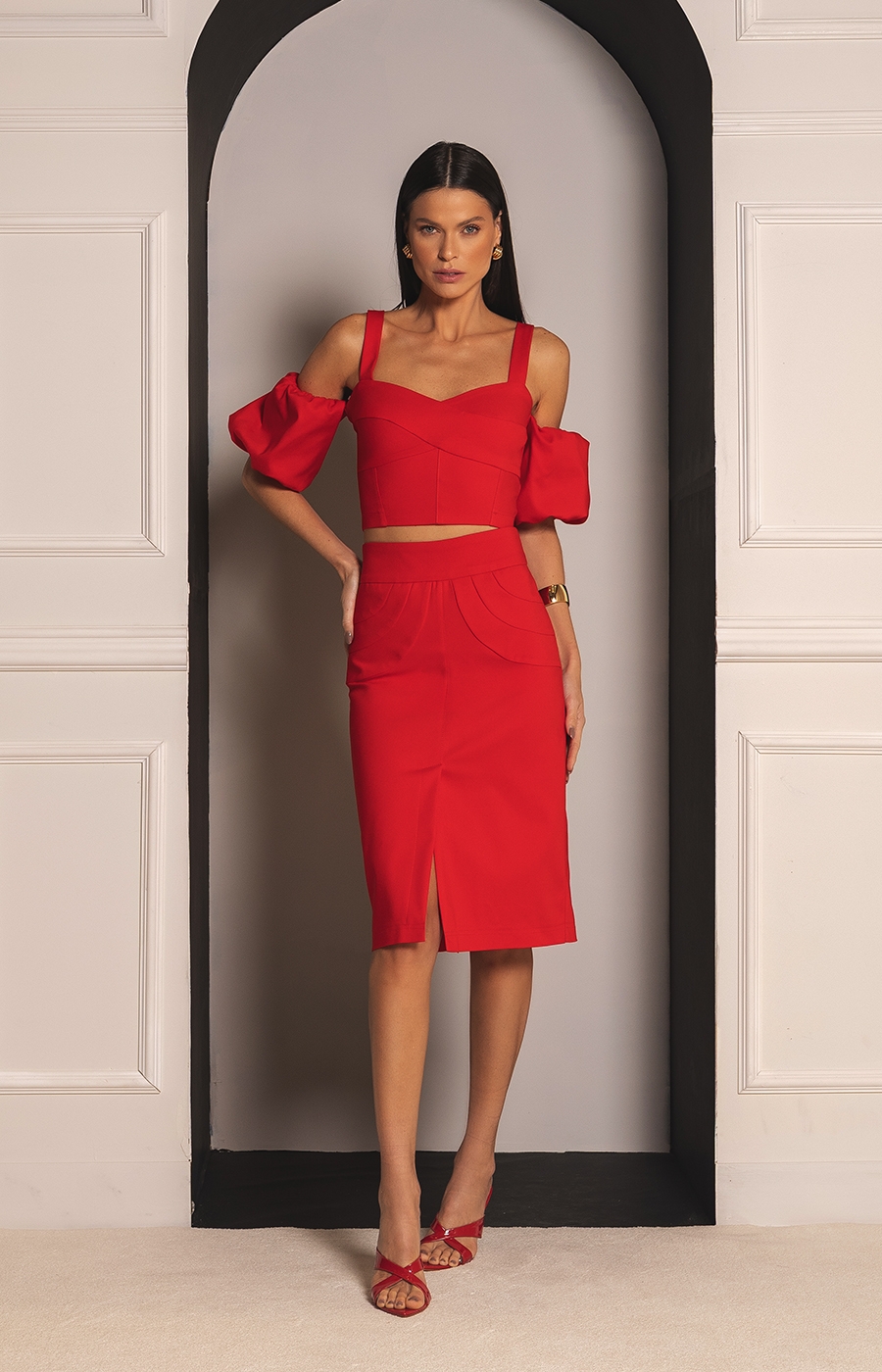 Blusa Pebbly Vermelha