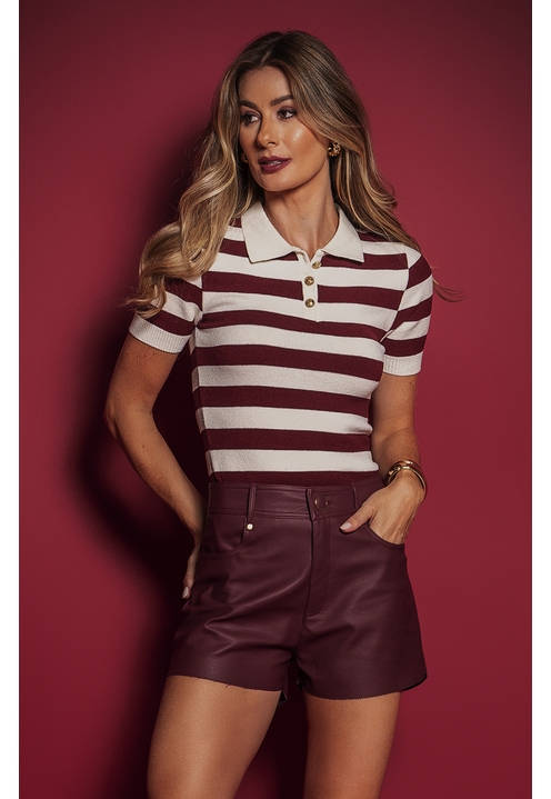 Short Molly Vinho - 4