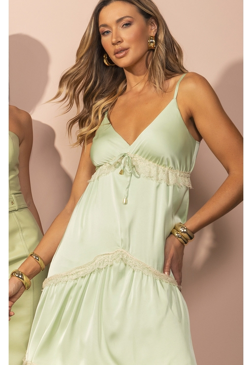 Vestido Spring Pistache - 4