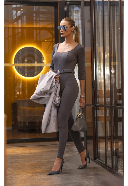 Macacão Larissa Cinza - 4