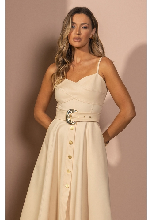 Vestido Beth Cru - 3