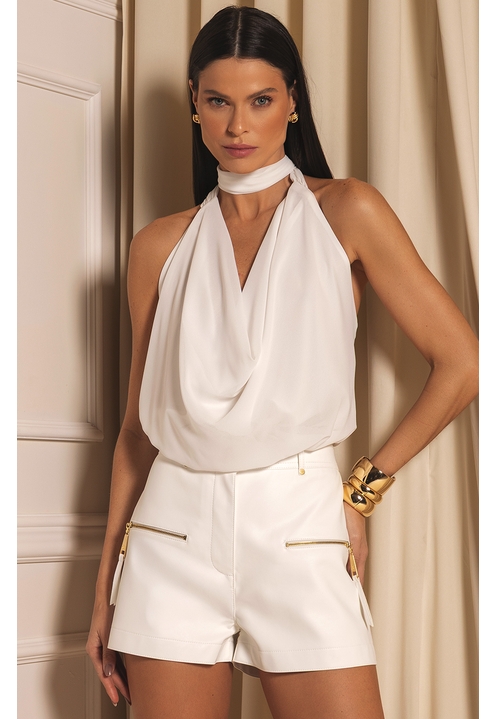 Blusa Bonete Off White - 1