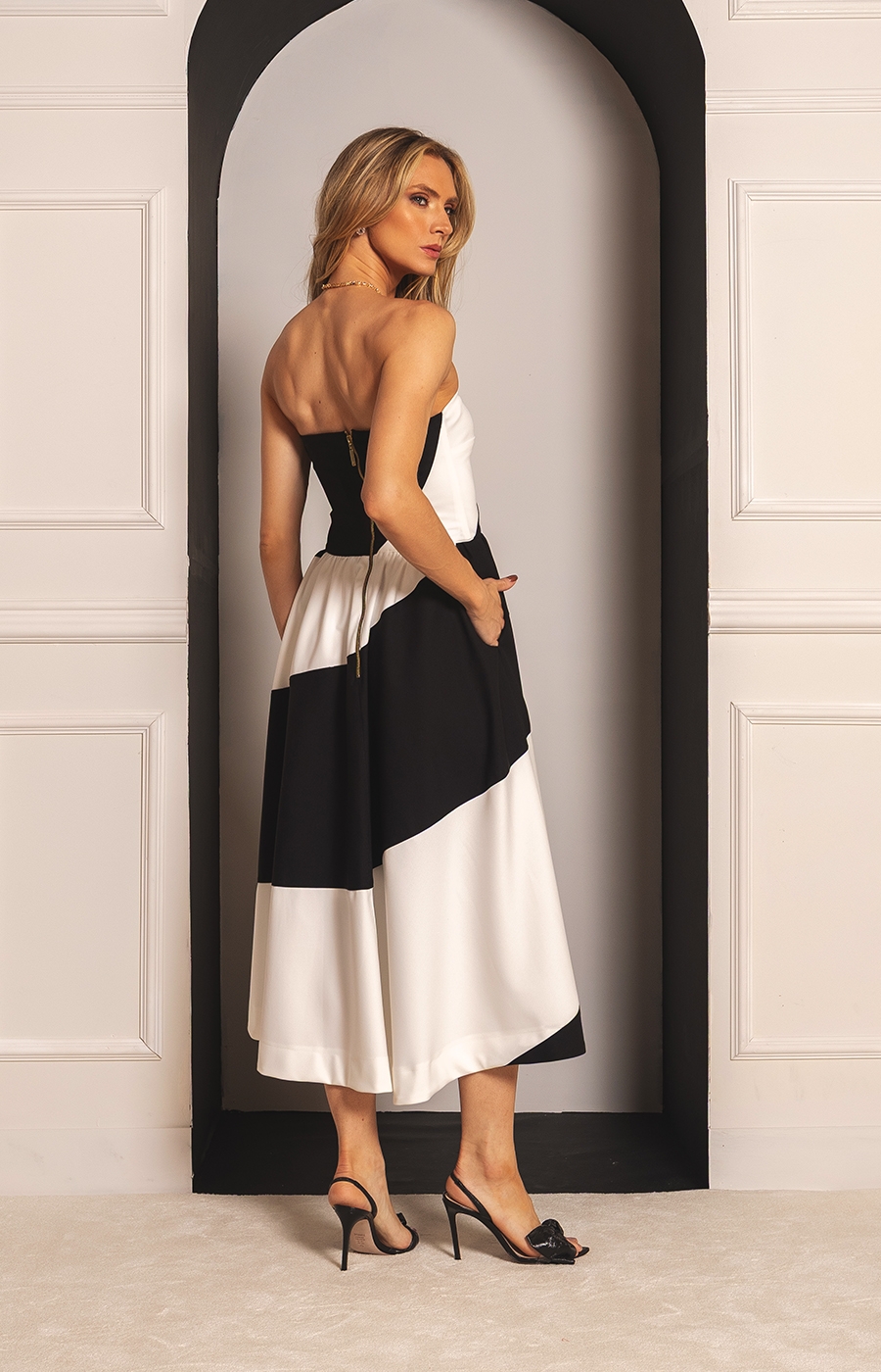 Vestido Mindil Bicolor 