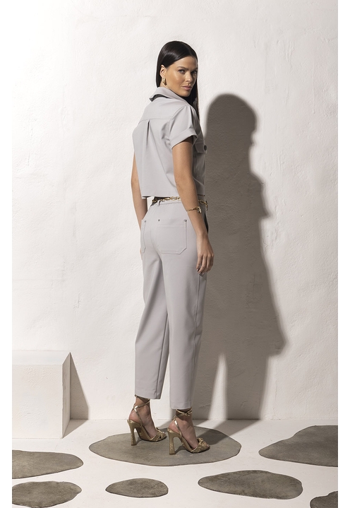 Camisa Alexandra Cinza - 3