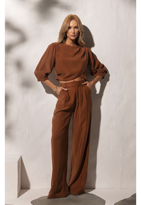 Blusa Chloe Trufa - 3