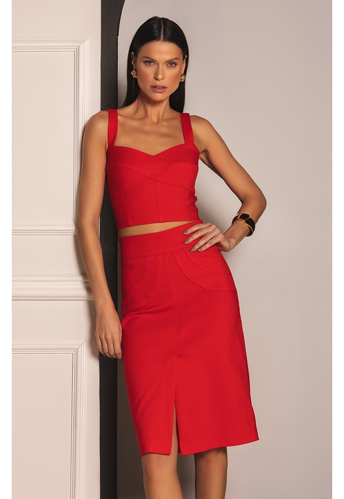 Blusa Pebbly Vermelha - 3