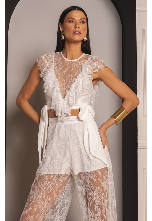 Blusa Domingas Off White - 1